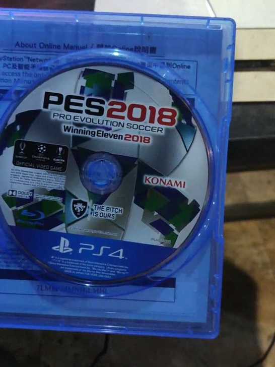 pes2018，ps4版本。便宜出。