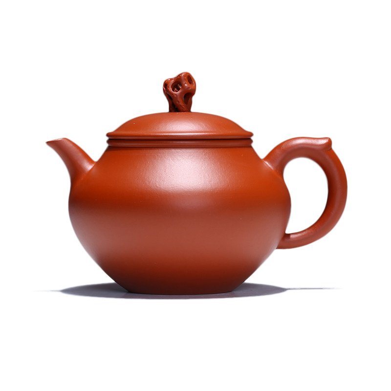 [1元起拍] 国工 柯老师 原矿黄龙山本朱泥玲珑壶 保正品紫砂壶