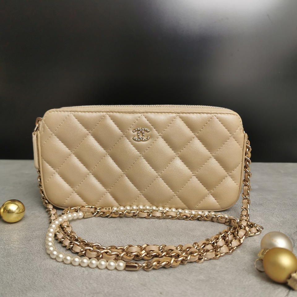 [9新]chanel/香奈儿a84276幻彩小羊皮女士单肩斜挎手提包