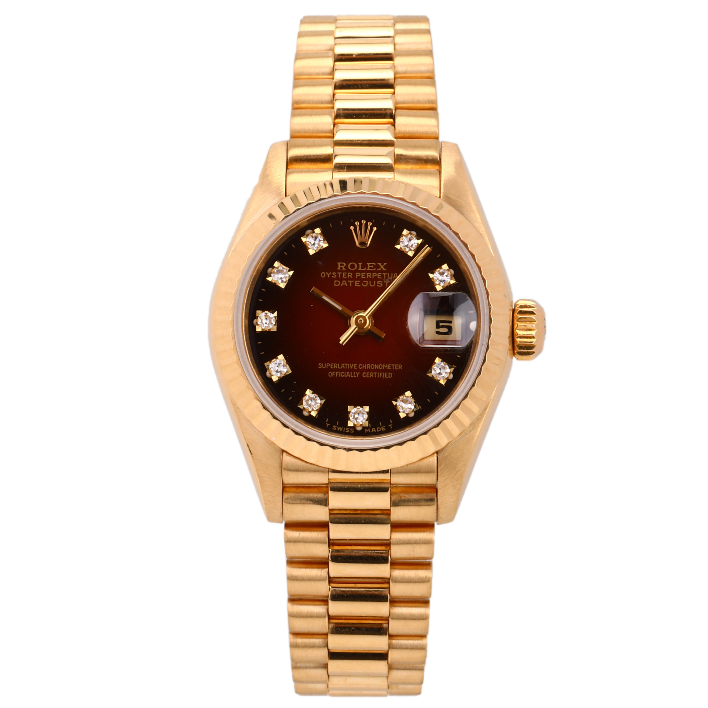 直播9.5新劳力士69178金劳女装日志型系列时刻标原