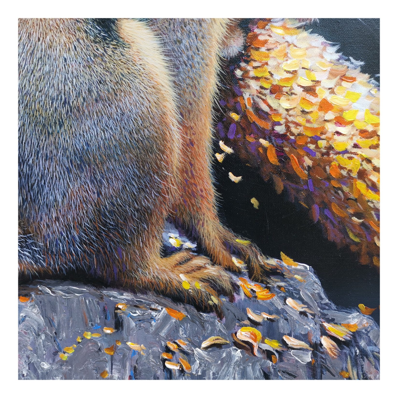 视频看货 朝鲜画 李振成《小松鼠》中央创作社