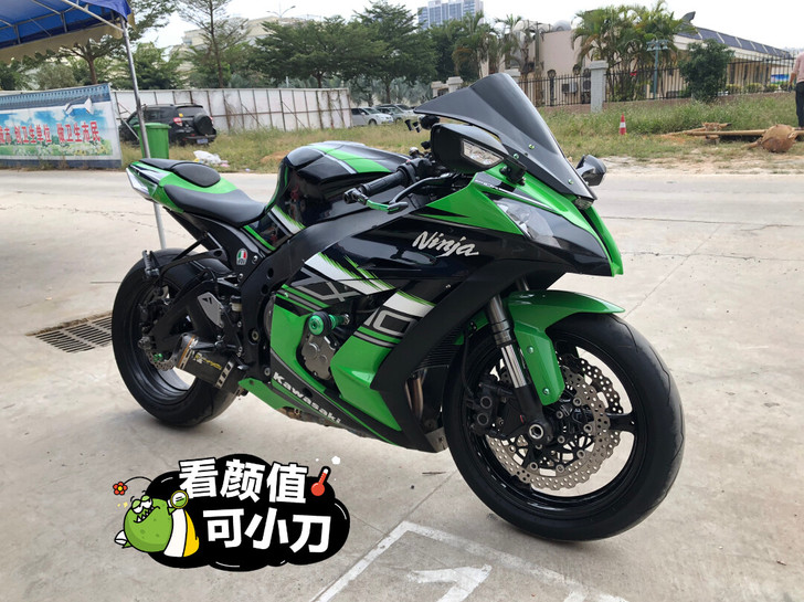 12年川崎ZX-10R大牛，车况巅峰状态，操控一流，前后大闪