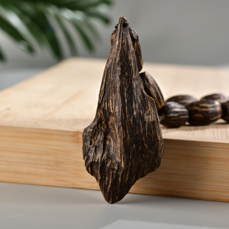 f223海南虫漏沉香吊坠