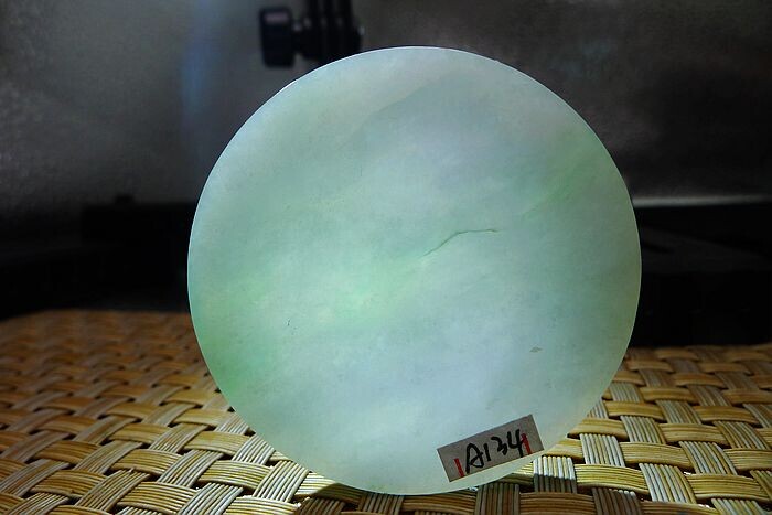 德宏缅甸天然翡翠玉石原石明料毛料片料手镯心牌子挂件料a134_德宏