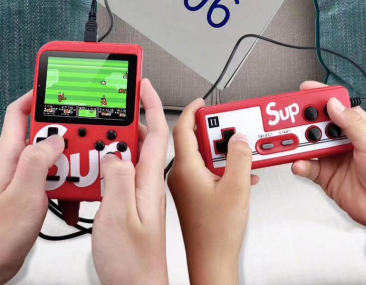 韩商言同款sup双人游戏机红色的