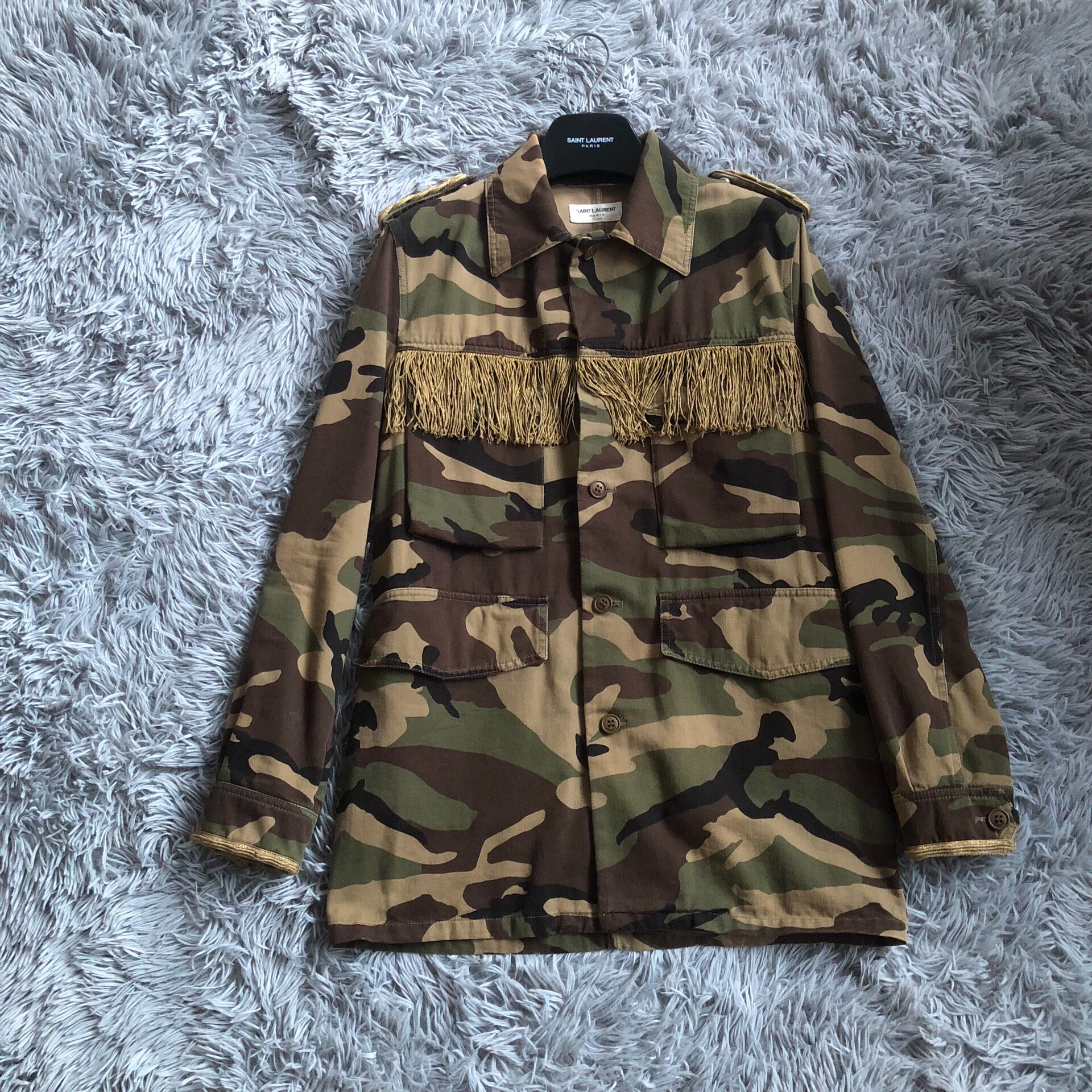 Saint Laurent 15SS Camouflage Jacket