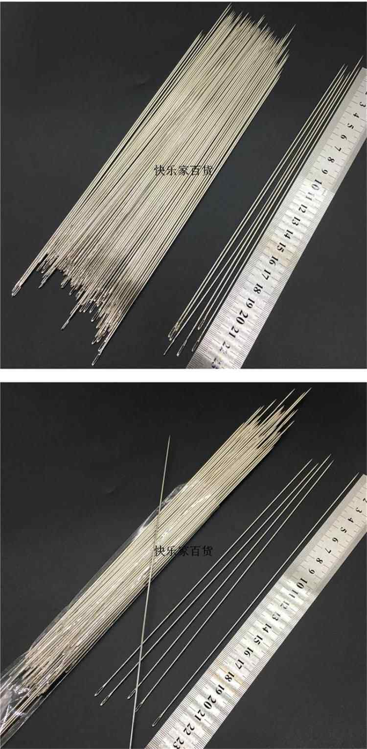 加长手缝针串珠针专用针 超长针超细穿珠针佛珠针钢