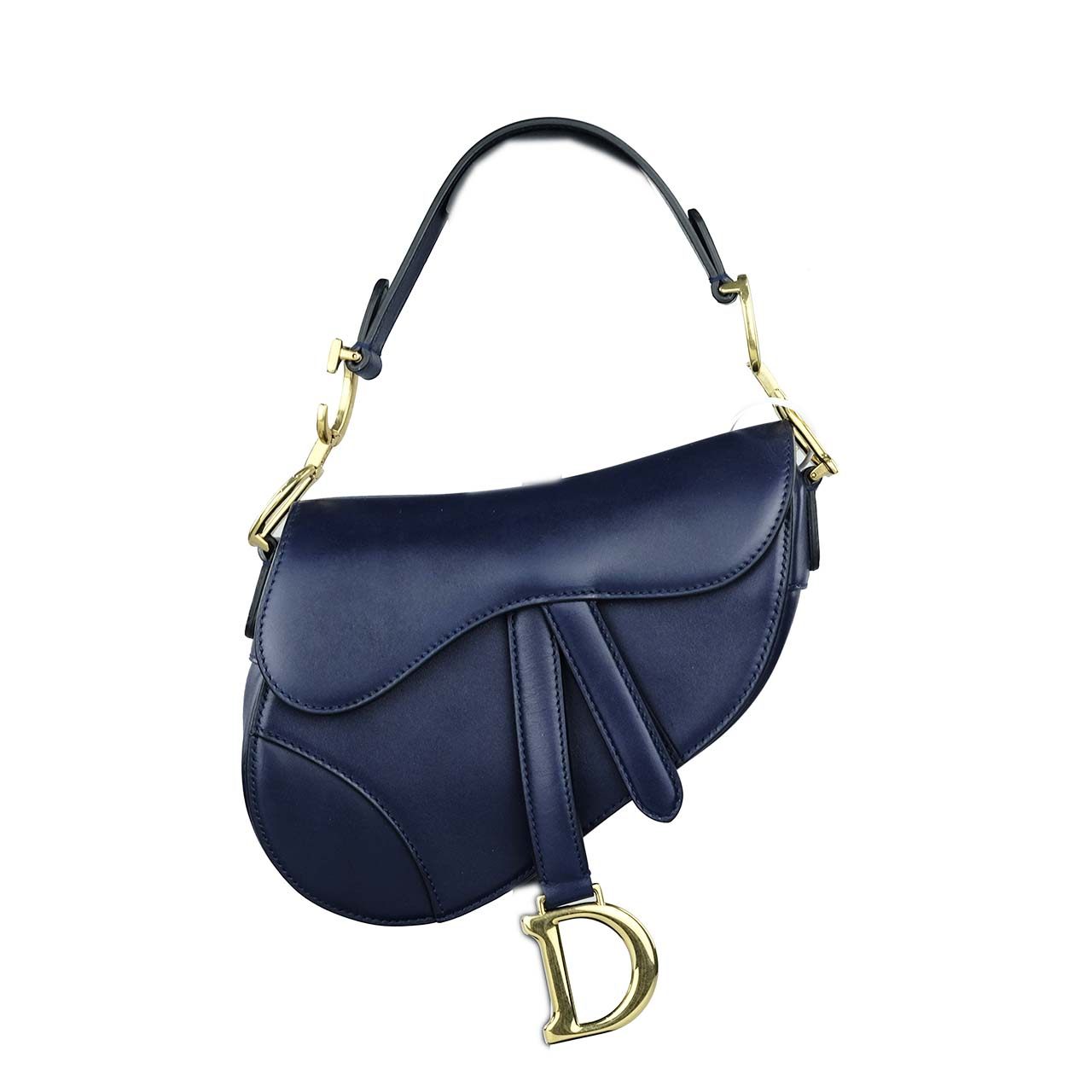 [9.8新]迪奥dior蓝色马鞍包小号手提手拎女士包包-332