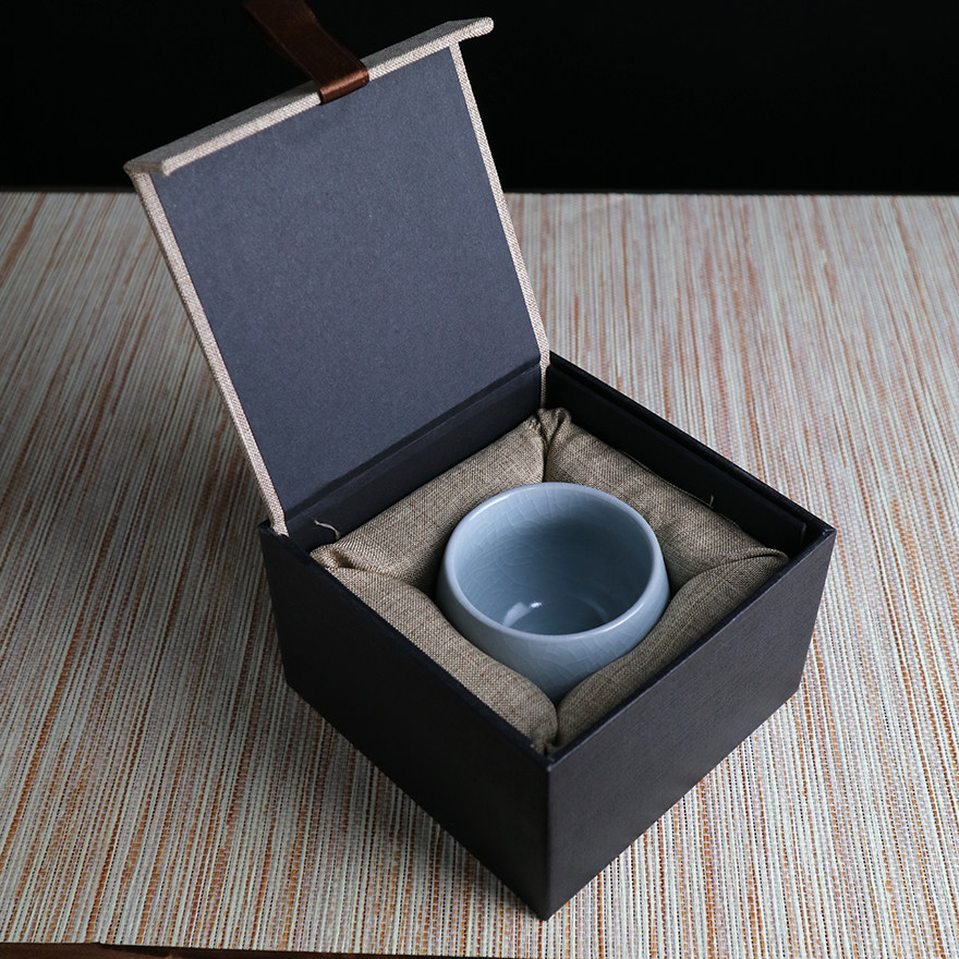 雅01 禅意手工陶瓷主人杯汝瓷泡茶品茗杯