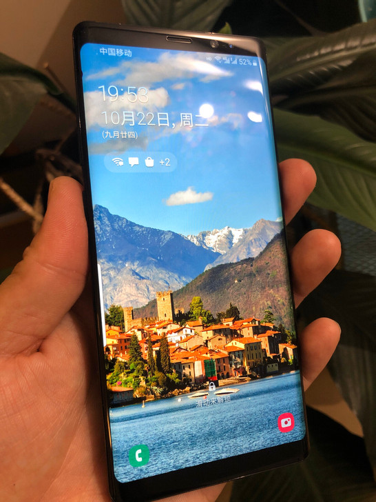 Sumsung三星note8黑色64G国行，换过屏上下边略