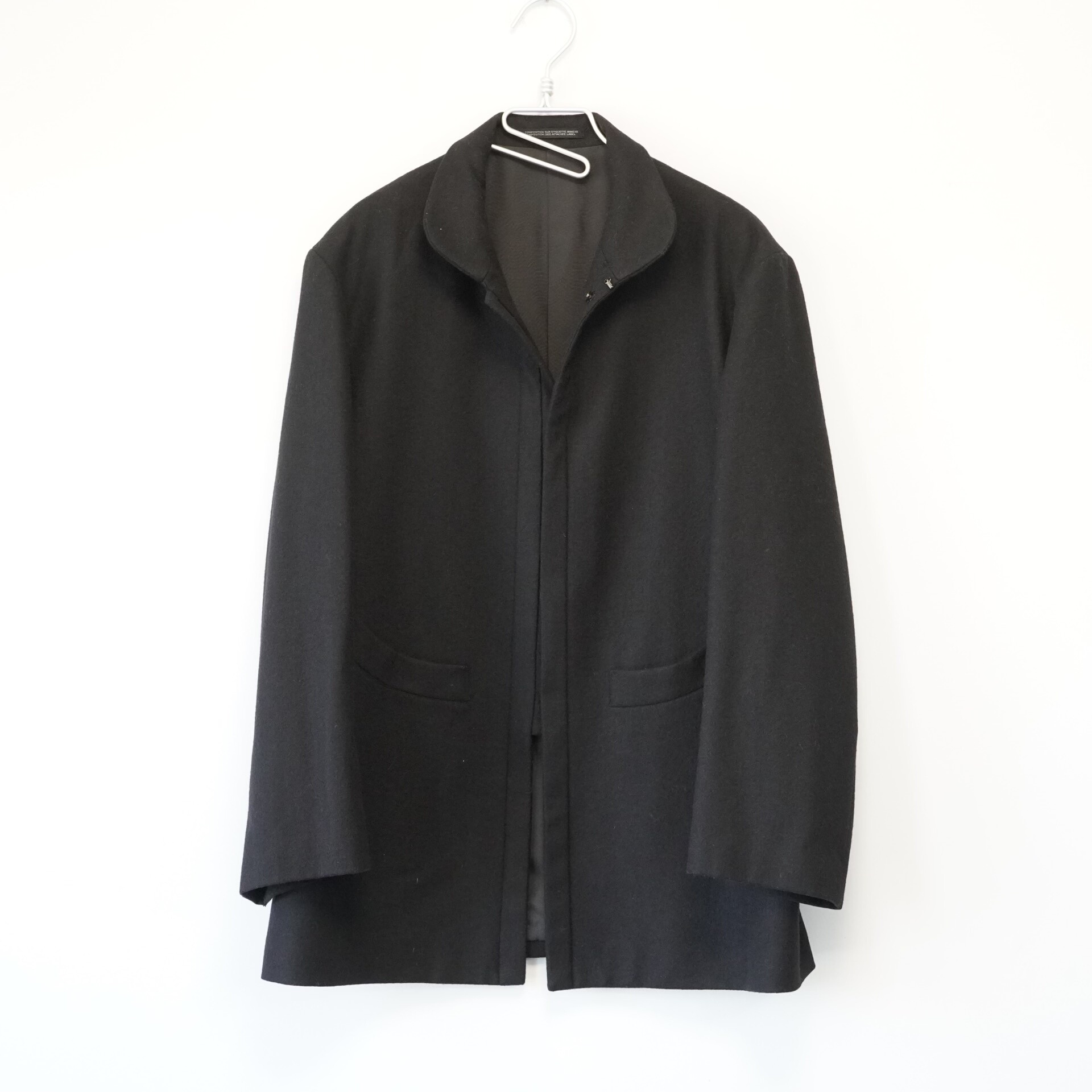 Yohji Yamamoto 00AW Press Button Wool Jacket — front