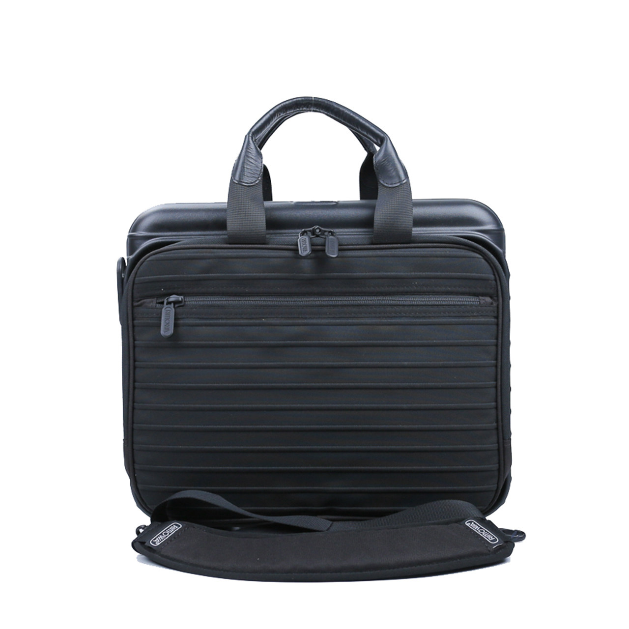 [9.9新]日默瓦rimowa中性黑色肩带款小号电脑包bpb1906032