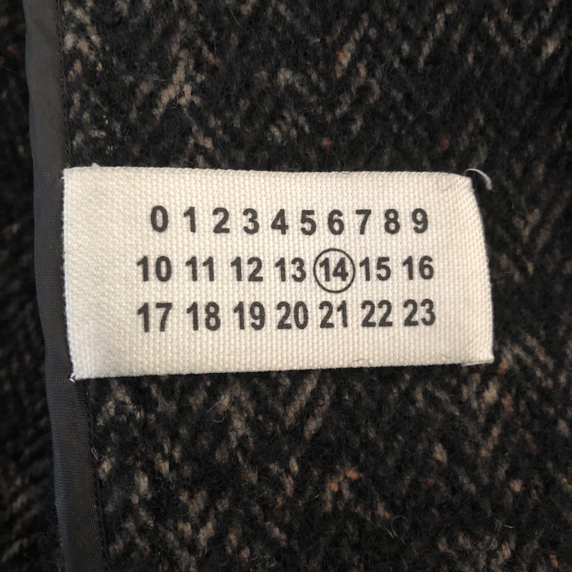 Maison Martin Margiela 13SS Snowflake Blazer — label