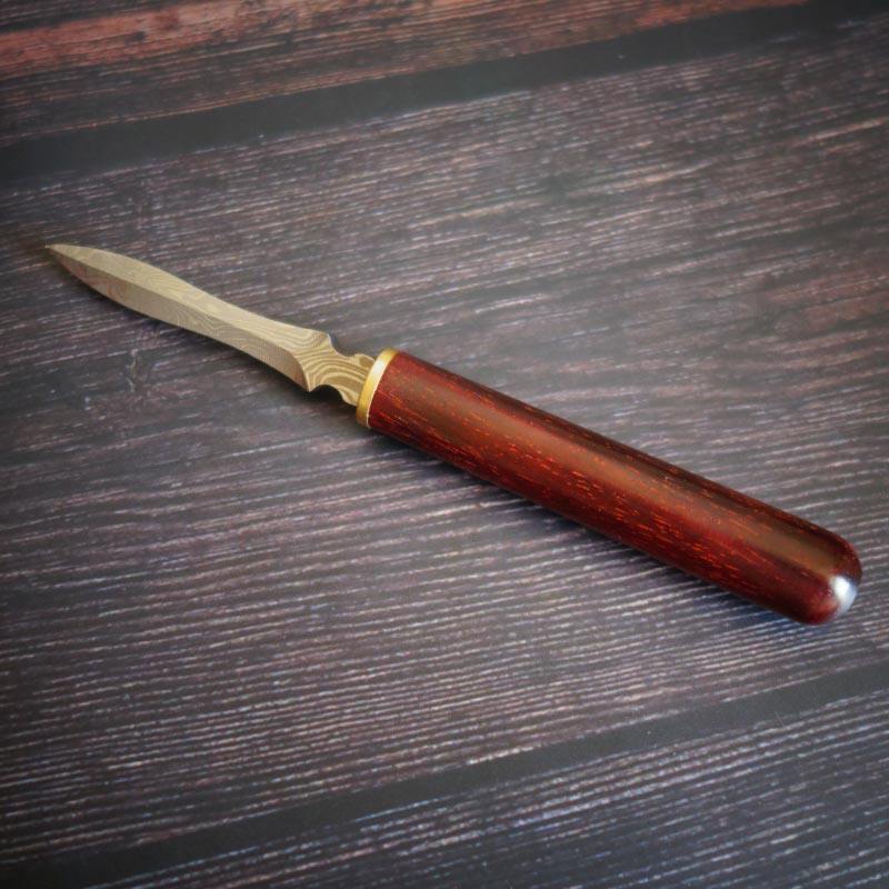 精品茶刀 印度小叶紫檀 普洱茶折茶茶具 纯手工制作