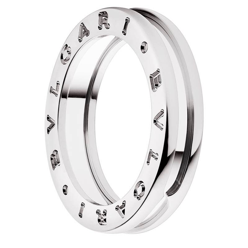 [9.9新]宝格丽白金单环bzero1戒指正品女戒52号