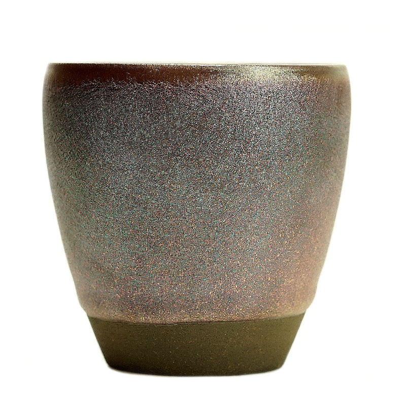 【流光溢彩】魅惑瑰丽 天然多彩 罗军 建阳建盏口径6.9cm