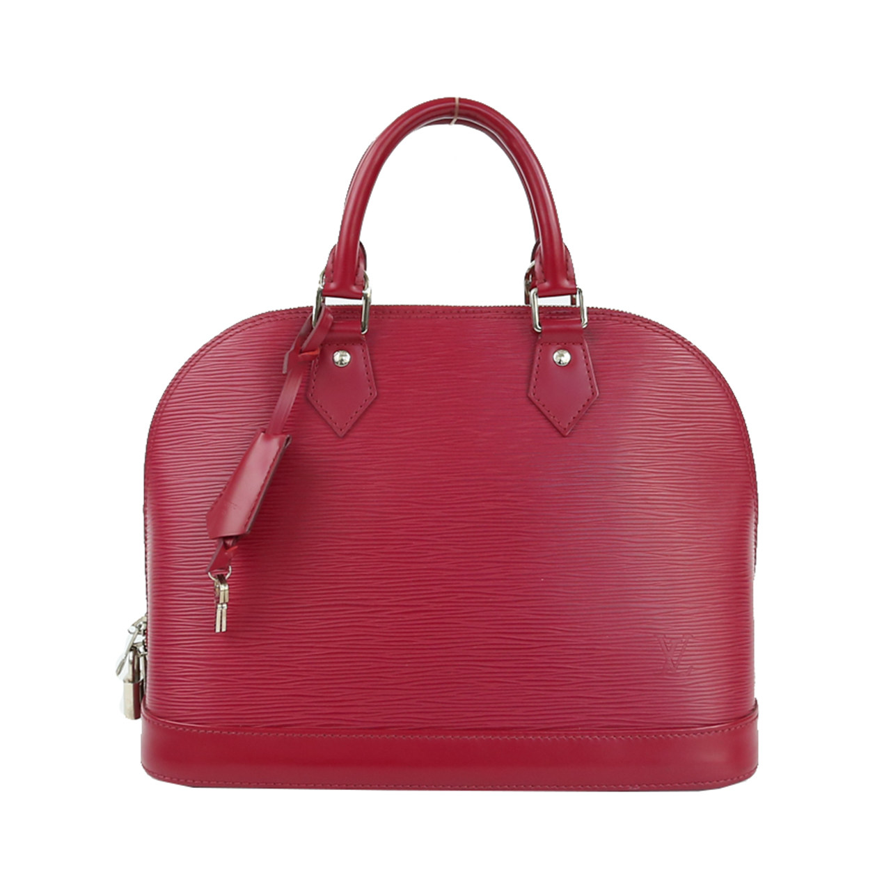 [9.5新]路易威登lvalma女士红色手提包dy146参考价18000