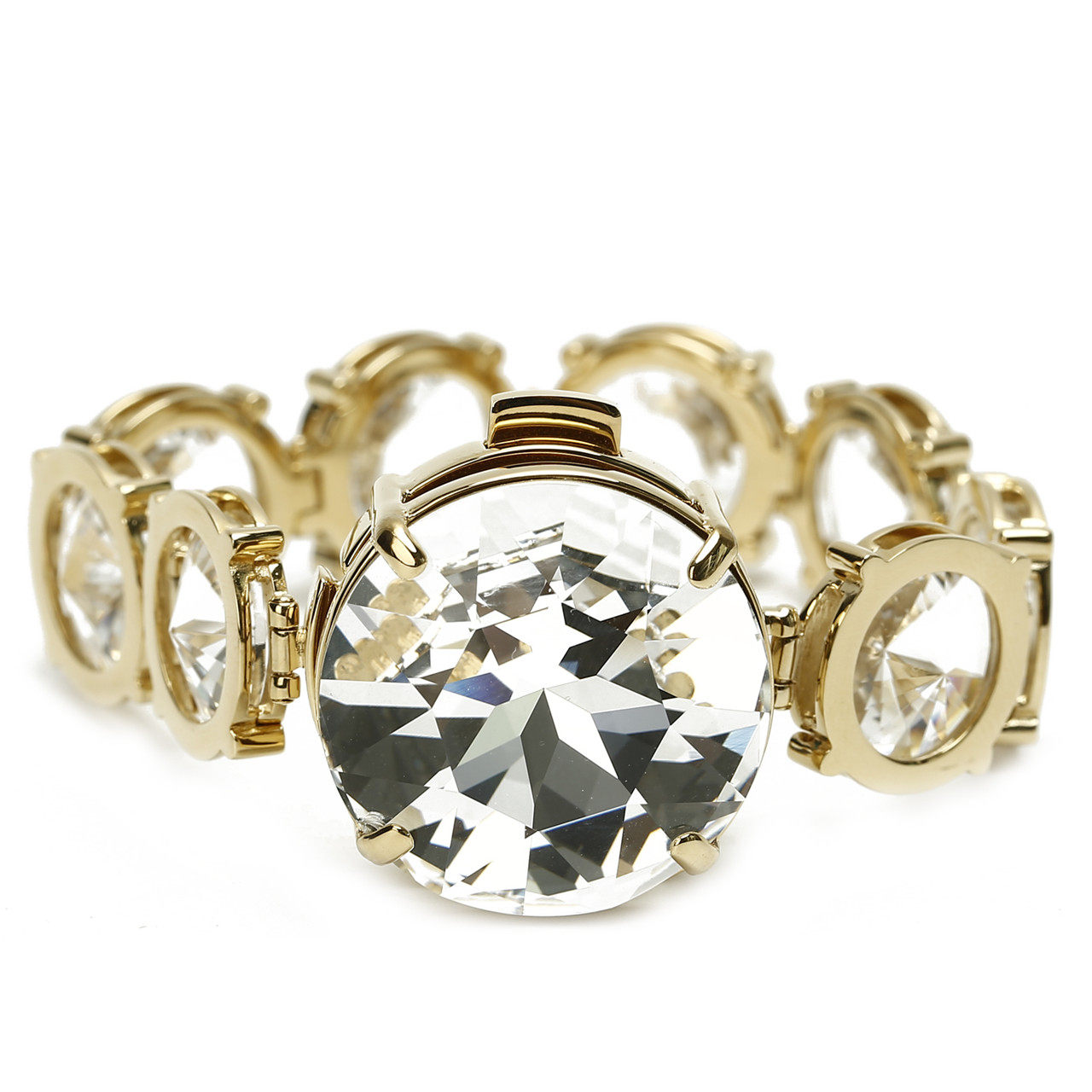 [9.9新]缪缪miumiu女士全钻石圈圈手链p138304825