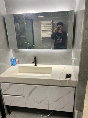 梦妃洗脸盆北欧浴室柜组合好吗?我最怕有问题退都难办