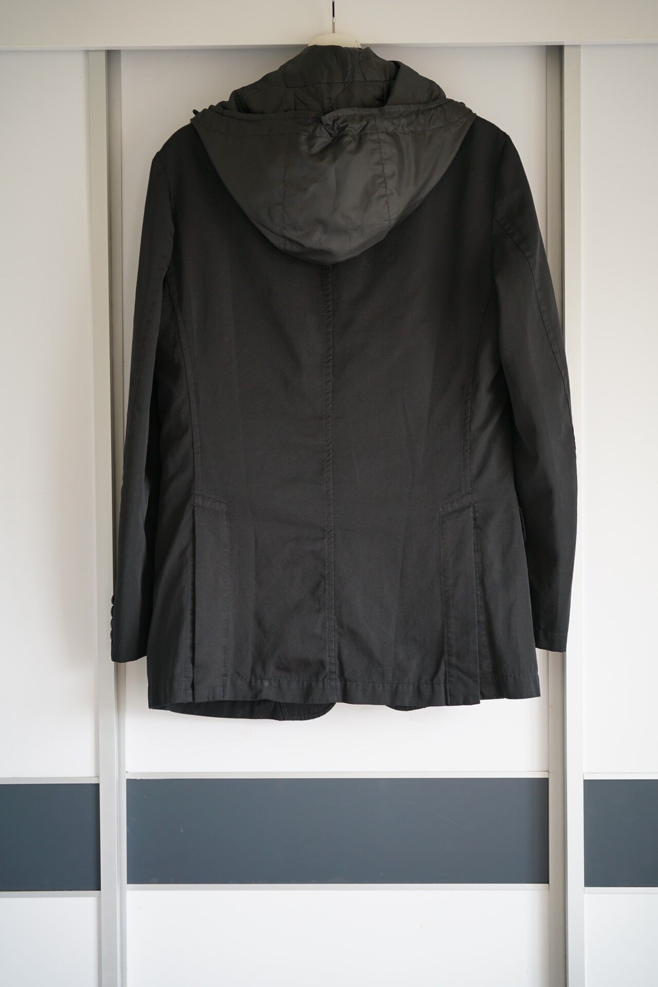 Yohji Yamamoto 12AW 2-in-1 Hooded Suit — front