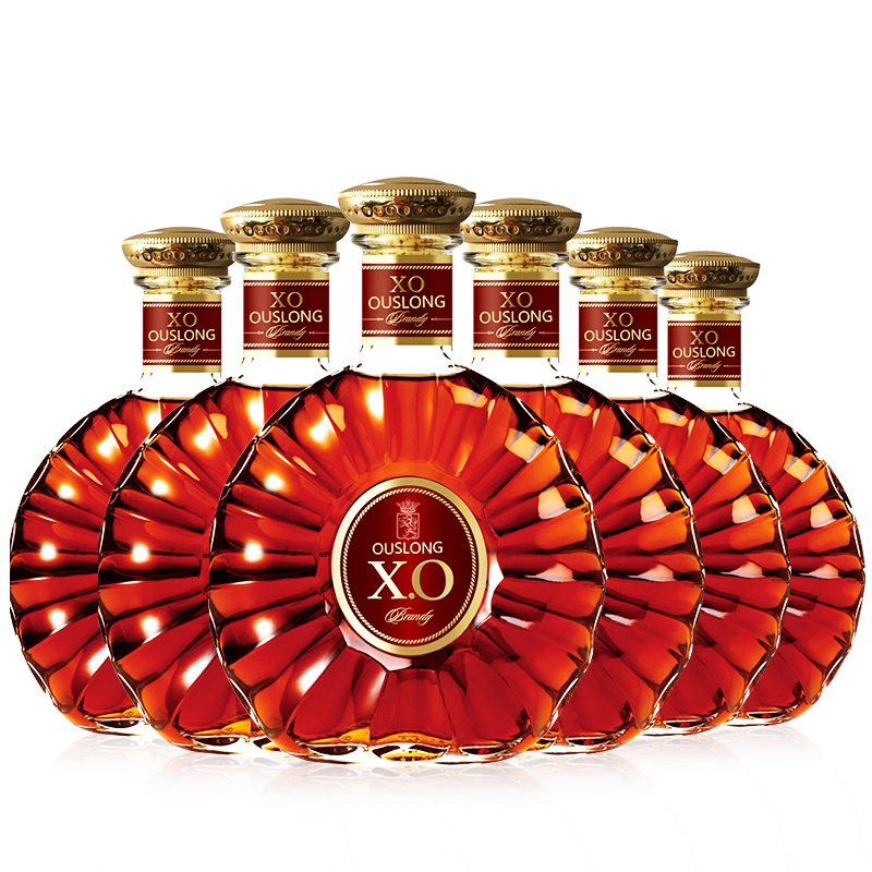 【酒盟】2箱 40°法国原瓶进口 欧狮龙拿破仑xo白兰地 500ml*6瓶