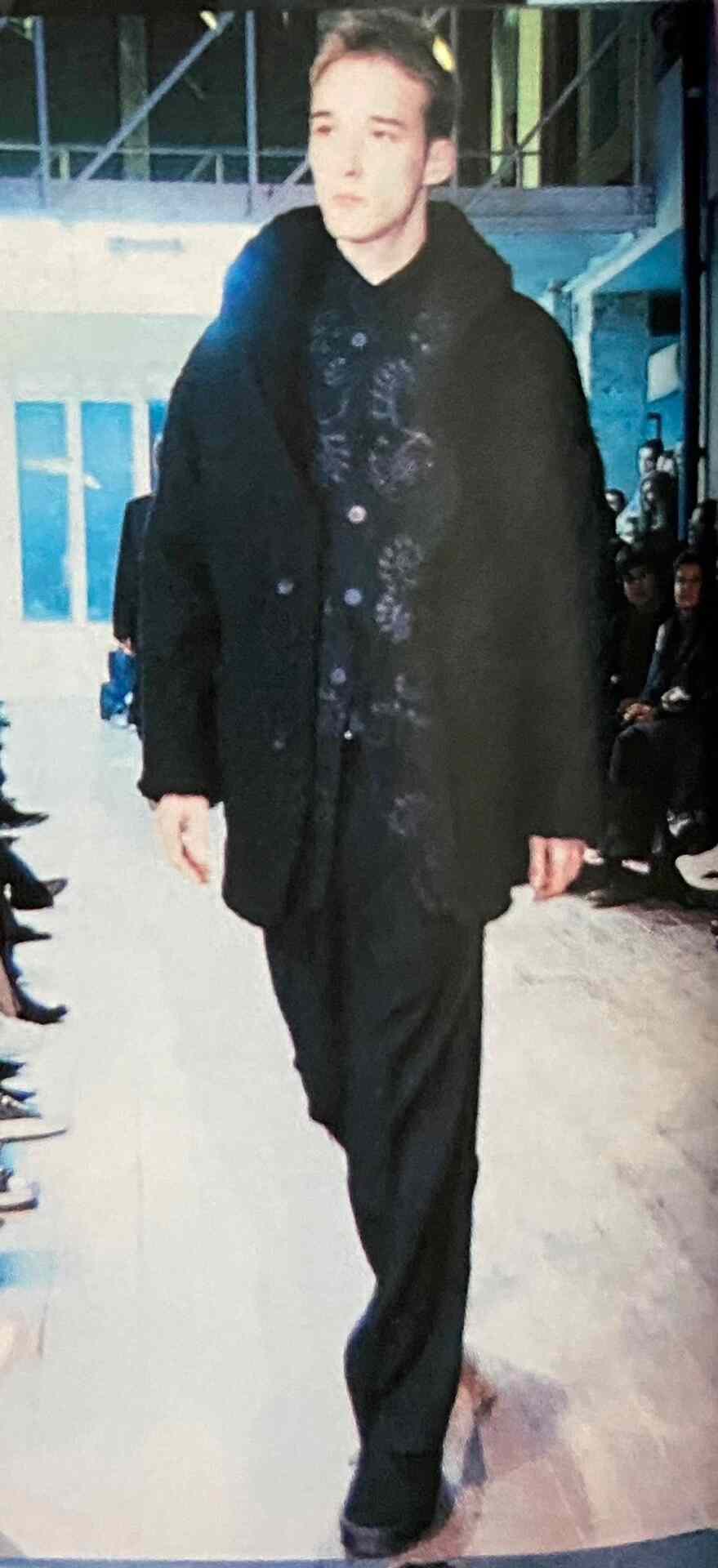 Yohji Yamamoto 2000AW Floral Carved Jacket