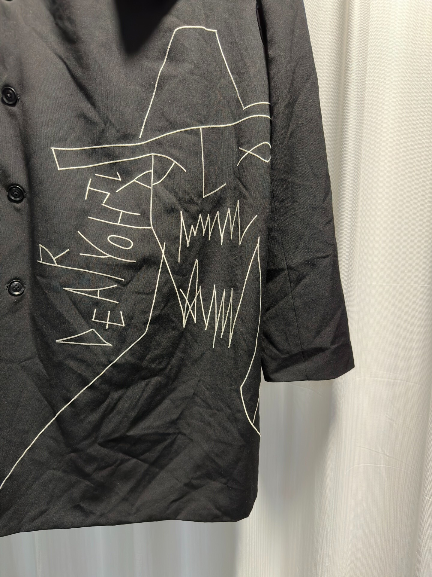 Yohji Yamamoto 2016AW DEATH NYC Hooded Jacket — front