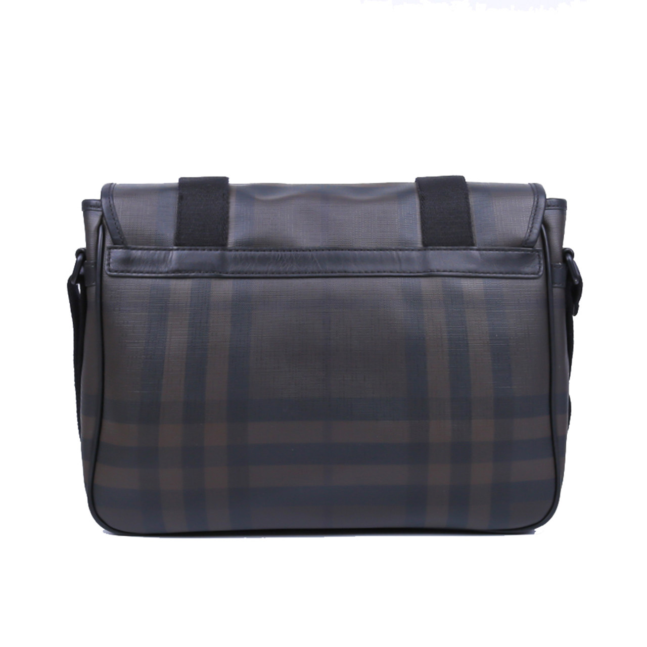 [9.8新]巴宝莉burberry男士烟熏灰色邮差包bcb1910010