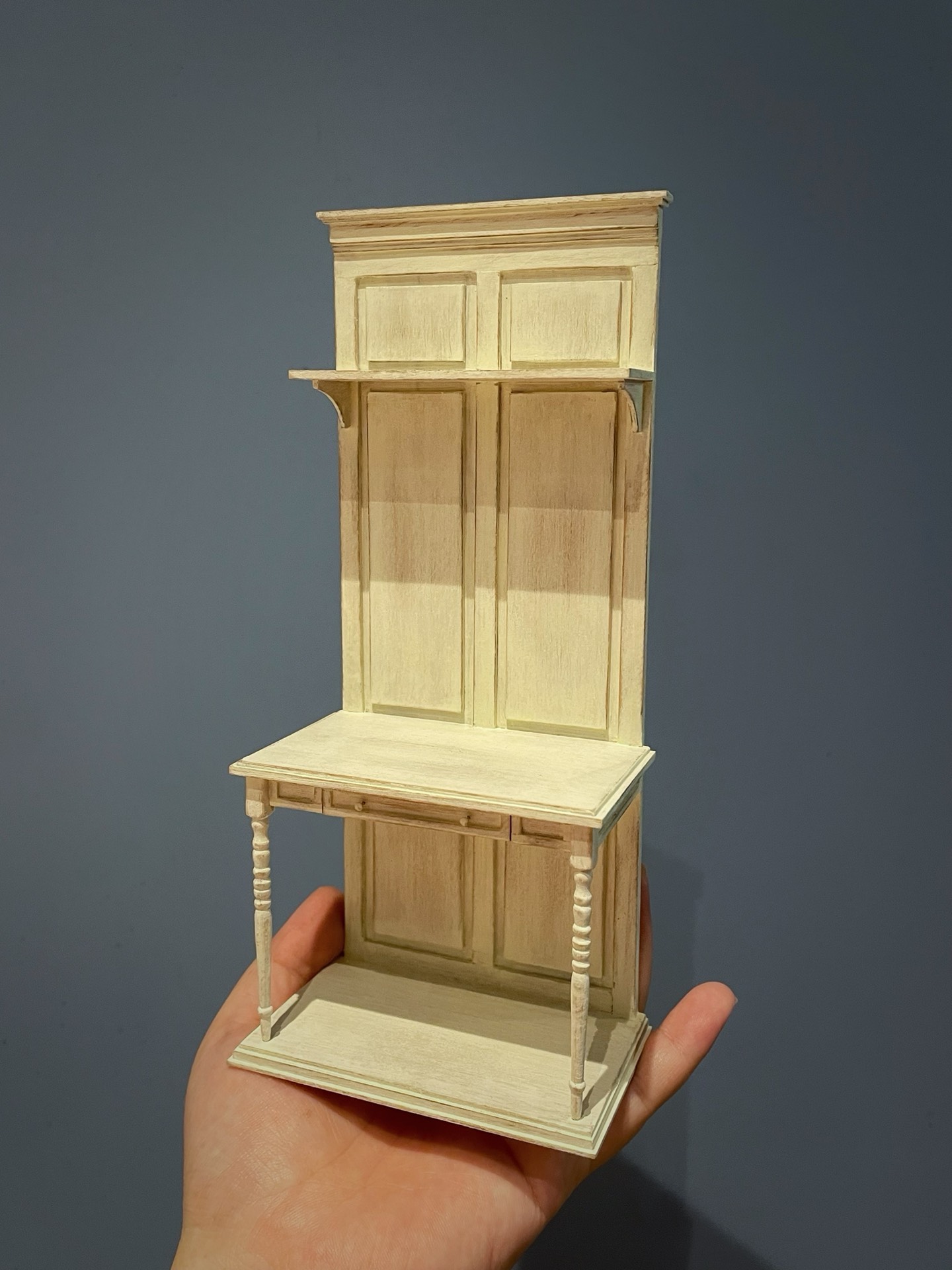 Gros plan des détails de l'armoire