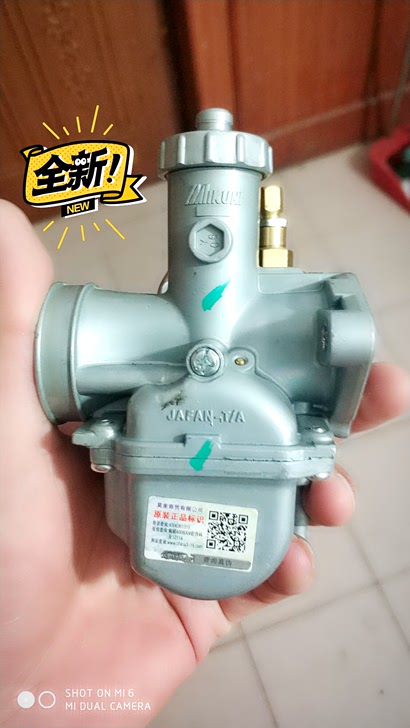 使用不超7天，米库尼化油器，春风狒狒125-2使用，转手原因