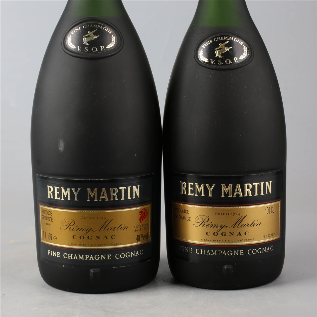 12.90年代人头马vsop黑章干邑40度1000ml*2拍卖