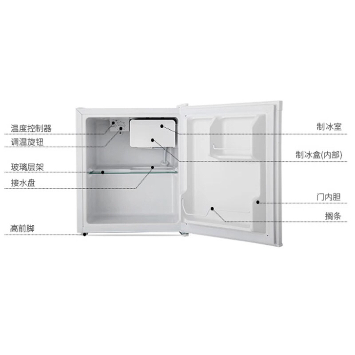 全新未使用容声小冰箱，单门小型电冰箱家用宿舍节能冷藏一级能