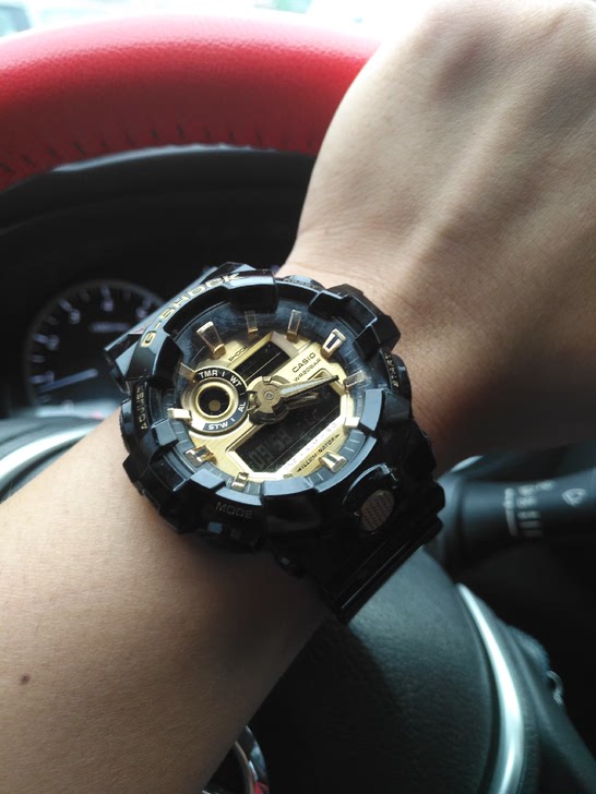 出只去年5月购买的卡西欧g-shock手表