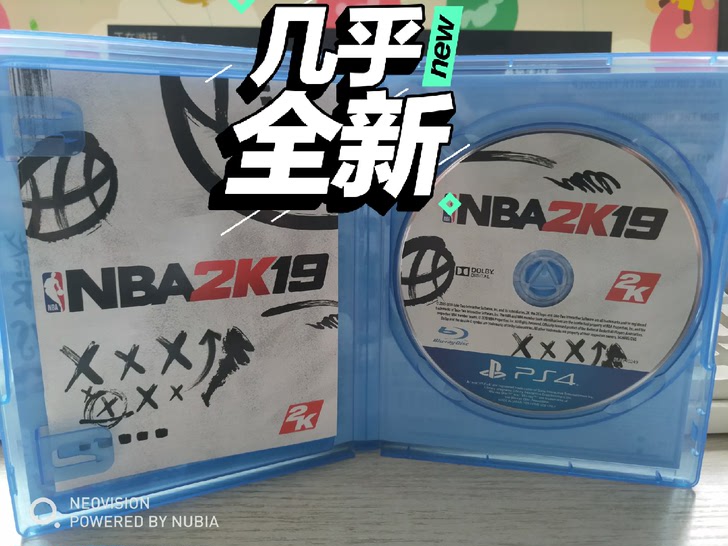 PS4港版亚服NBA2K19游戏光碟，命运2游戏光碟