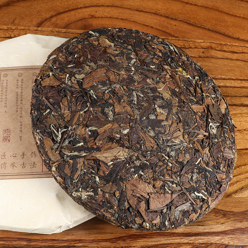 非遗技艺手工茶【5片/1750g】2008年高山老贡眉 福鼎珍品老白茶