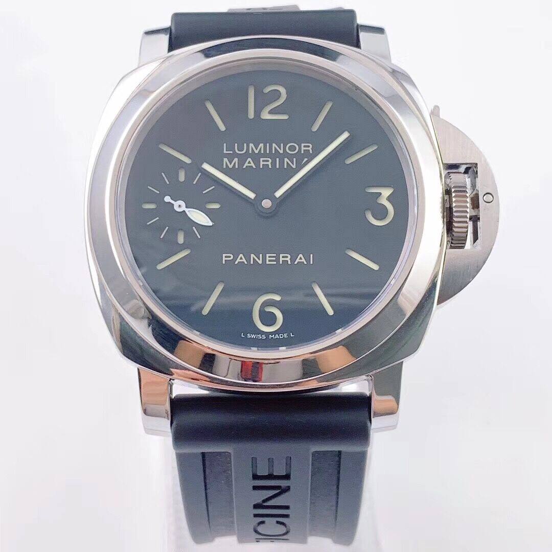 无保留价[9.5新]沛纳海luminor系列机械男表 pam00111