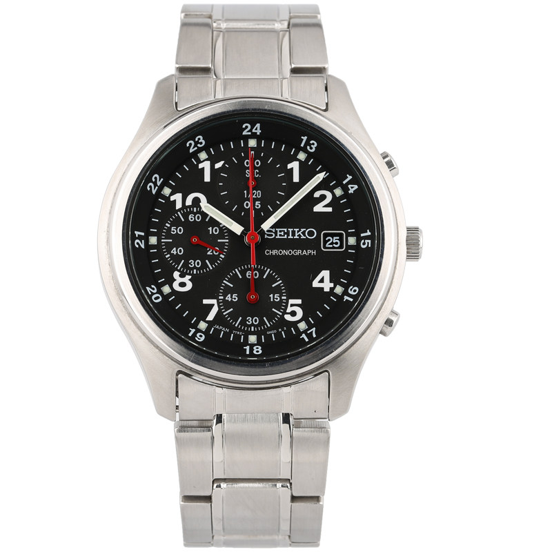 [9.5新]精工石英机芯男士正品手表chronograph系列时尚腕表