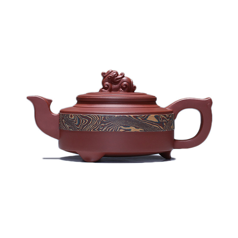 【1元起拍】国助工 顾国芳 底槽青玉带壶 保正品宜兴紫砂壶名家