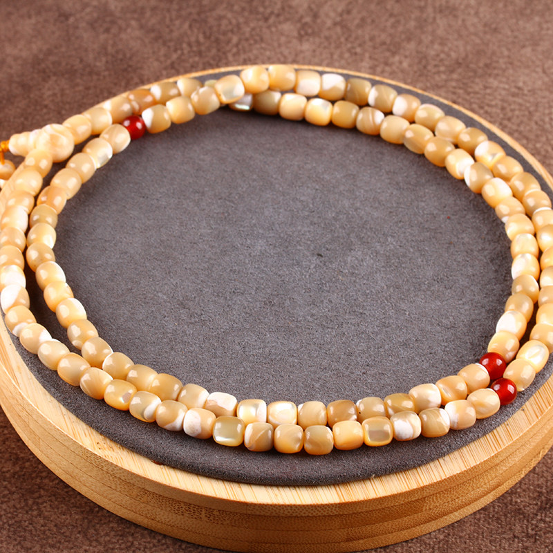 文玩收藏 温润 炫美老鱼骨 念珠佛珠手串手链 阿里拍卖 e840