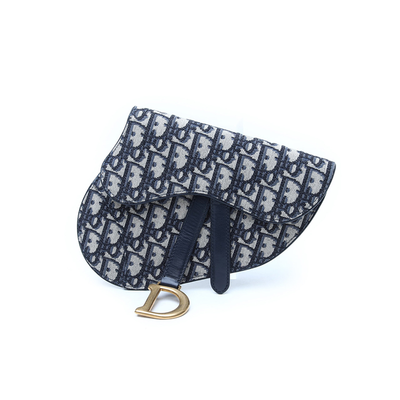 [9.9新]迪奥dior女士老花saddle dior oblique腰包33112