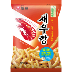 韩国进口零食品 农心 原味鲜虾条 90g 膨化大礼包热卖