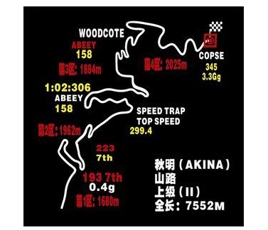 汽车赛道车贴 反光赛车道贴 个性地图贴纸 后窗后挡风玻璃装饰贴