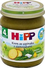 进口德国喜宝HIPP有机菠菜土豆泥补充omega-3 125g 4个月以上