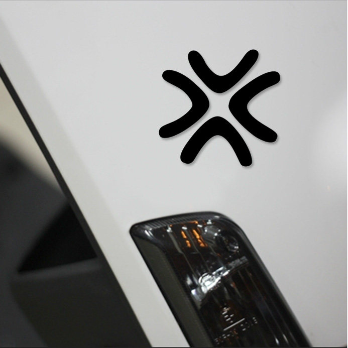 反光车贴愤怒生气爆筋荧光车贴纸卡通幽默搞笑个性装饰贴拉花