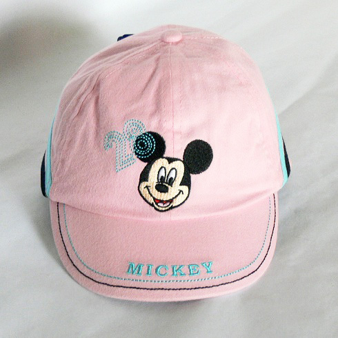 正版迪士尼帽子 Disney帽子 迪士尼米奇帽子 宝宝帽小马帽K0144粉