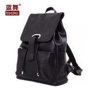 Blue dance brand women bags leather shoulder bags travel bags the first layer of leather ladies casual sports large backpack