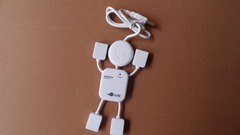 人形USB HUB USB分线器 USB集线器 USB一分四 一拖四