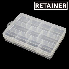 RETAINER瑞美拓工具盒针线 首饰盒 珠子盒渔具盒活动零件盒工具盒