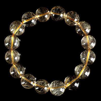 天然极品维纳斯发晶手链 精选水晶饰品 收藏礼物佳品 2149