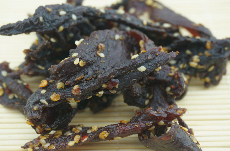 广西柳城特产 牛腊巴牛肉条牛肉干 许师傅牛腊巴50g*5袋